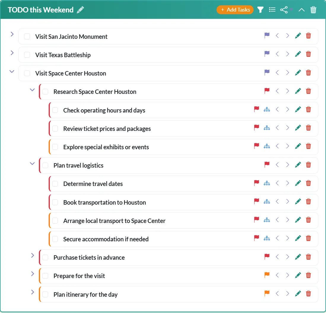 AI Task Breakdown - Result